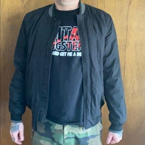 Ben Sherman black bomber jacket